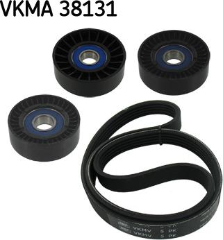 SKF VKMA 38131 - Ķīļrievu siksnu komplekts ps1.lv