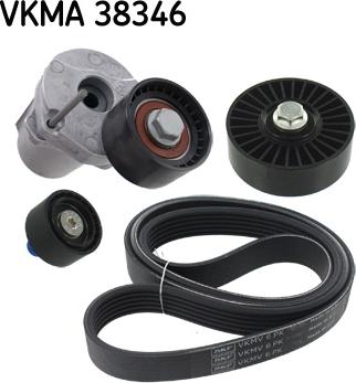 SKF VKMA 38346 - Ķīļrievu siksnu komplekts ps1.lv