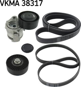 SKF VKMA 38317 - Ķīļrievu siksnu komplekts ps1.lv