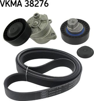 SKF VKMA 38276 - Ķīļrievu siksnu komplekts ps1.lv