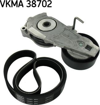 SKF VKMA 38702 - Ķīļrievu siksnu komplekts ps1.lv