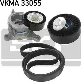 SKF VKMA 33055 - Ķīļrievu siksnu komplekts ps1.lv