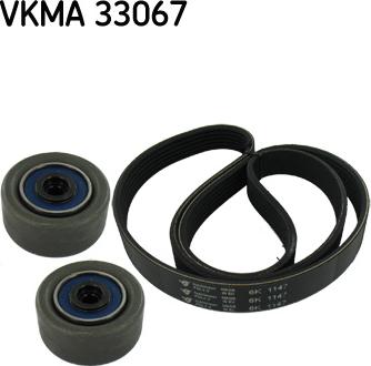 SKF VKMA 33067 - Ķīļrievu siksnu komplekts ps1.lv
