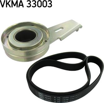 SKF VKMA 33003 - Ķīļrievu siksnu komplekts ps1.lv