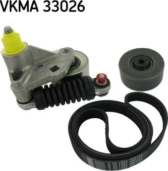 SKF VKMA 33026 - Ķīļrievu siksnu komplekts ps1.lv