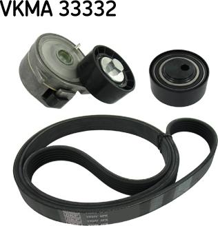 SKF VKMA 33332 - Ķīļrievu siksnu komplekts ps1.lv