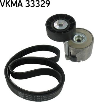 SKF VKMA 33329 - Ķīļrievu siksnu komplekts ps1.lv