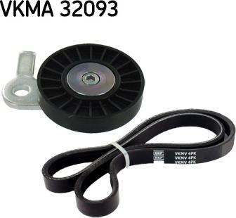 SKF VKMA 32093 - Ķīļrievu siksnu komplekts ps1.lv