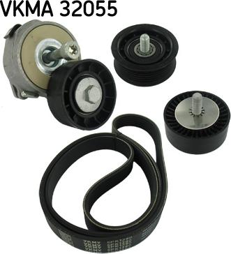 SKF VKMA 32055 - Ķīļrievu siksnu komplekts ps1.lv