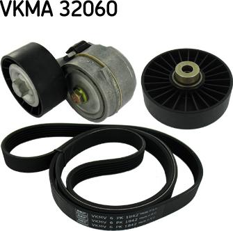 SKF VKMA 32060 - Ķīļrievu siksnu komplekts ps1.lv