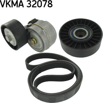 SKF VKMA 32078 - Ķīļrievu siksnu komplekts ps1.lv