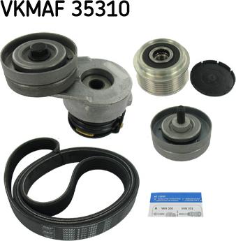 SKF VKMAF 35310 - Ķīļrievu siksnu komplekts ps1.lv