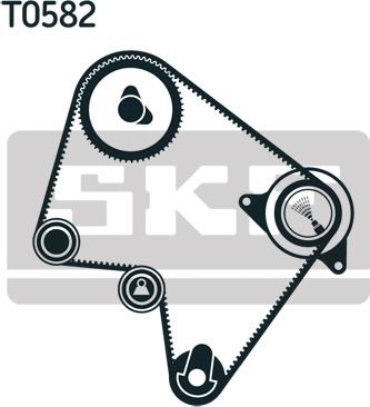 SKF VKMC 96010 - Ūdenssūknis + Zobsiksnas komplekts ps1.lv