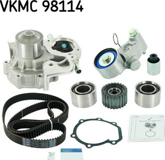 SKF VKMC 98114 - Ūdenssūknis + Zobsiksnas komplekts ps1.lv