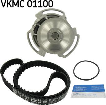 SKF VKMC 01100 - Ūdenssūknis + Zobsiksnas komplekts ps1.lv