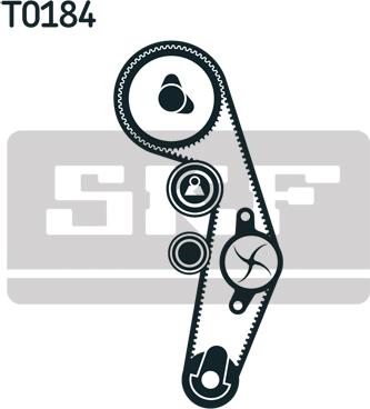 SKF VKMC 01250-1 - Ūdenssūknis + Zobsiksnas komplekts ps1.lv