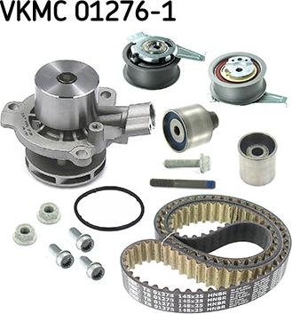 SKF VKMC 01276-1 - Ūdenssūknis + Zobsiksnas komplekts ps1.lv