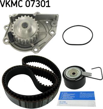 SKF VKMC 07301 - Ūdenssūknis + Zobsiksnas komplekts ps1.lv