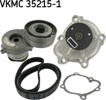 SKF VKMC 35215-1 - Ūdenssūknis + ķīļrievu siksnas komplekts ps1.lv