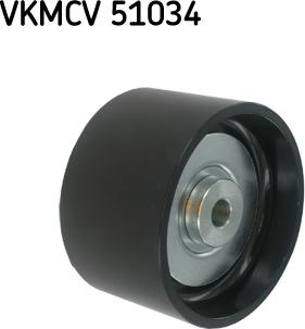 SKF VKMCV 51034 - Parazīt / Vadrullītis, Ķīļrievu siksna ps1.lv