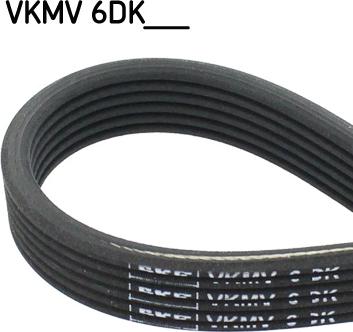 SKF VKMV 6DK1697 - Ķīļrievu siksna ps1.lv