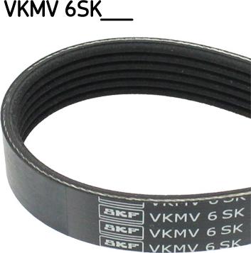 SKF VKMV 6SK989 - Ķīļrievu siksna ps1.lv