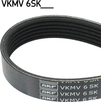 SKF VKMV 6SK691 - Ķīļrievu siksna ps1.lv