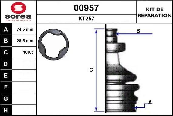 SNRA 00957 - Putekļusargs, Piedziņas vārpsta ps1.lv