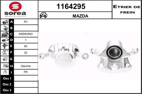 SNRA 1164295 - Bremžu suports ps1.lv