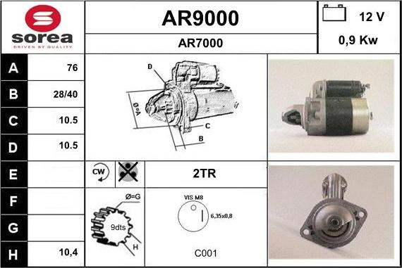 SNRA AR9000 - Starteris ps1.lv