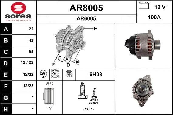 SNRA AR8005 - Ģenerators ps1.lv