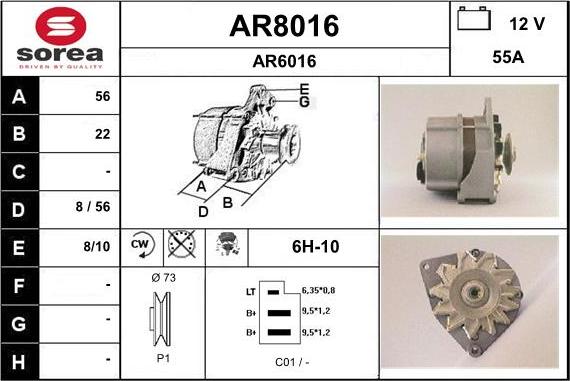 SNRA AR8016 - Ģenerators ps1.lv