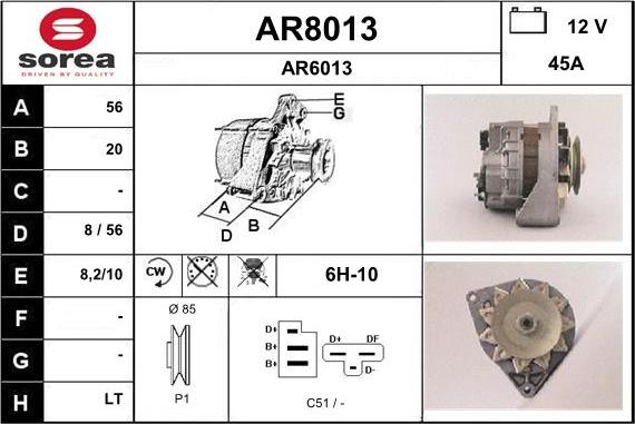 SNRA AR8013 - Ģenerators ps1.lv