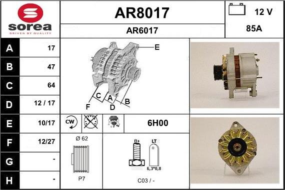 SNRA AR8017 - Ģenerators ps1.lv