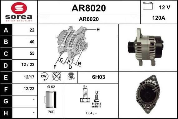 SNRA AR8020 - Ģenerators ps1.lv