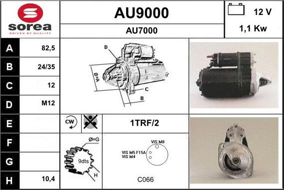 SNRA AU9000 - Starteris ps1.lv