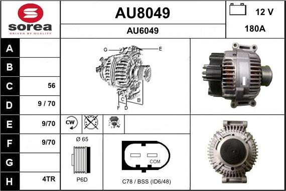 SNRA AU8049 - Ģenerators ps1.lv