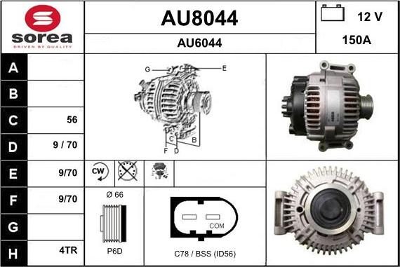 SNRA AU8044 - Ģenerators ps1.lv