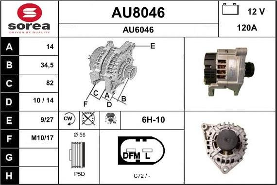 SNRA AU8046 - Ģenerators ps1.lv