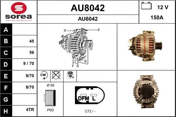 SNRA AU8042 - Ģenerators ps1.lv