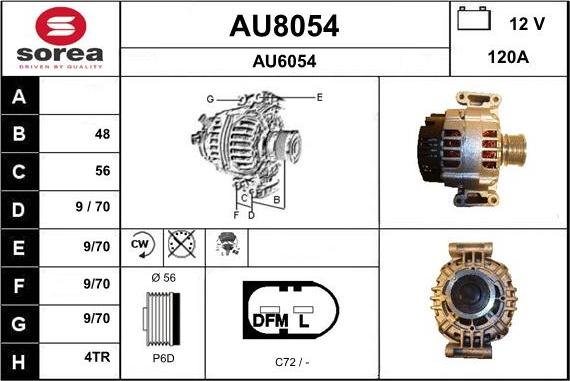 SNRA AU8054 - Ģenerators ps1.lv