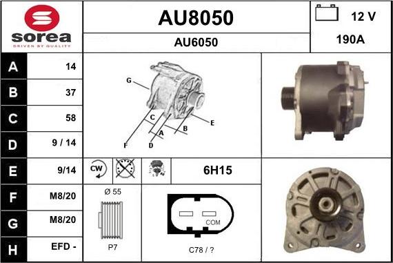 SNRA AU8050 - Ģenerators ps1.lv