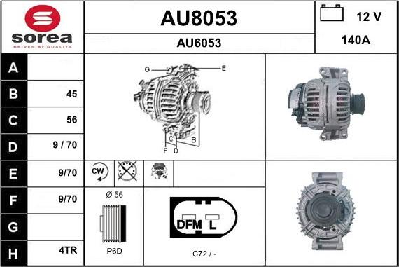 SNRA AU8053 - Ģenerators ps1.lv