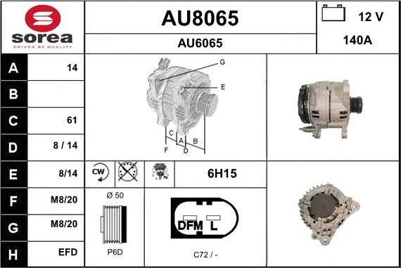 SNRA AU8065 - Ģenerators ps1.lv