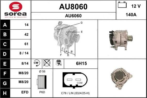 SNRA AU8060 - Ģenerators ps1.lv