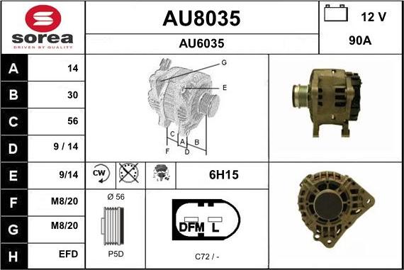 SNRA AU8035 - Ģenerators ps1.lv