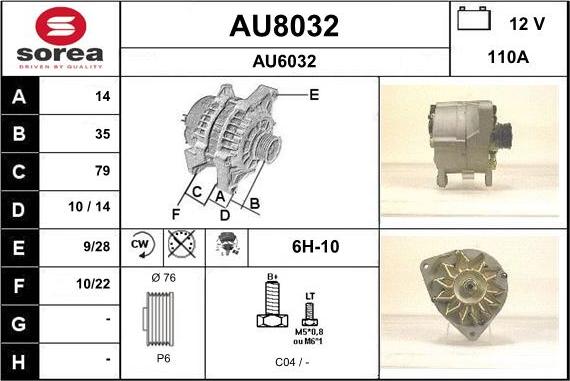 SNRA AU8032 - Ģenerators ps1.lv