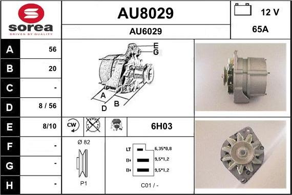 SNRA AU8029 - Ģenerators ps1.lv