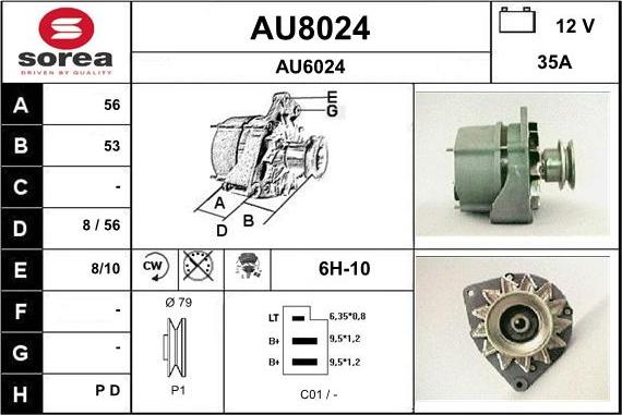 SNRA AU8024 - Ģenerators ps1.lv