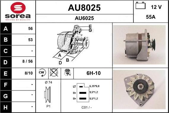 SNRA AU8025 - Ģenerators ps1.lv